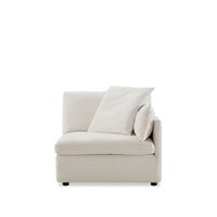 Zoe 5 Piece Modular Sectional | Cream Fabric